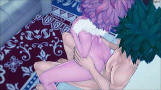 Izuku Midoriya fucking yakhe aph teammate Min ngokuchasene kodonga - MHA Hentai.