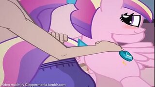 Cadance geus hiji teuas peuting pinuh ku sex - My Little Pony